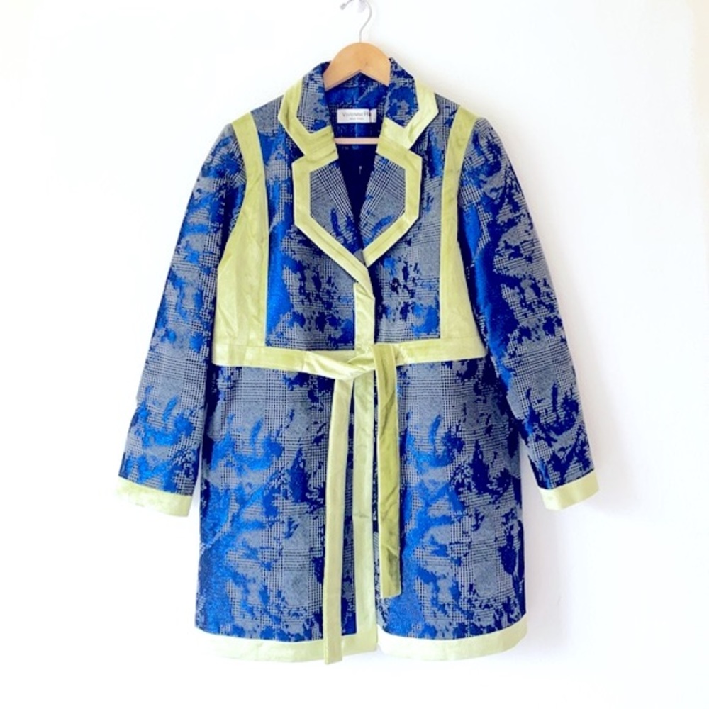 NWT Vivienne Hu Tweed Velvet Jacket